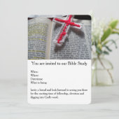 Bijbelstudie Uitnodiging (Staand voorkant)