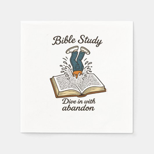 Bijbelstudie uitnodiging servet (Voorkant)
