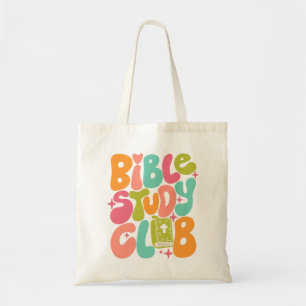 Bijbelstudieclub Retro Canvas tas