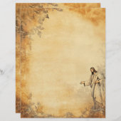 Bijbelstudiedagboek Jezus onderwijst Oud perkament (Voorkant / Achterkant)