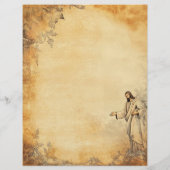 Bijbelstudiedagboek Jezus onderwijst Oud perkament (Achterkant)