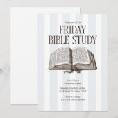 Bijbelstudiekerk op vrijdag kaart (Voorkant / Achterkant)