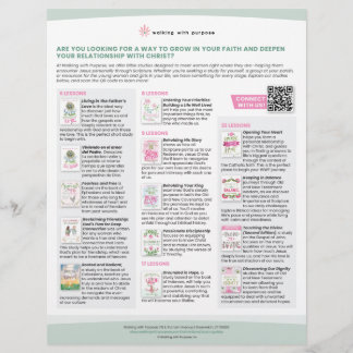 Bijbelstudiemogelijkheden voor volwassen vrouwen F Flyer