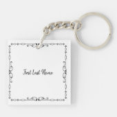 Bijbeltekst Aäronische zegen Numb 6:24-26 Sleutelhanger (Achterkant)