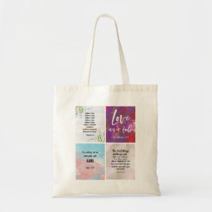 Bijbeltekst Boodschappentas Tote Bag