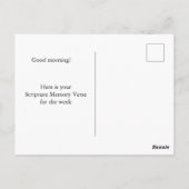 Bijbeltekst Geheugenkaart Briefkaart (Achterkant)