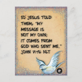 Bijbeltekst geheugenkaart formaat ansichtkaart Joh Briefkaart