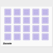 Bijbeltekst Kunst Vierkante Sticker (Vel)