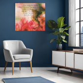 Bijbeltekst Kunstprint van Gods Plan Canvas Afdruk