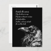 Bijbeltekst Lukas 12:24 Briefkaart (Voorkant / Achterkant)