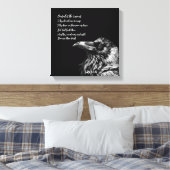 Bijbeltekst Lukas 12:24 Canvas Afdruk (Insitu (Slaapkamer))