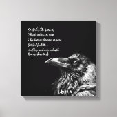 Bijbeltekst Lukas 12:24 Canvas Afdruk (Voorkant)