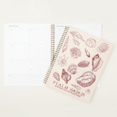 Bijbeltekst met schelpen planner (Display)