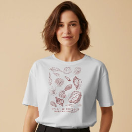 Bijbeltekst met schelpen t-shirt