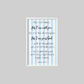 Bijbeltekst Muurkunst, Jesaja 41:10 Poster