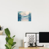 Bijbeltekst Muurkunst – Markus 4:39 Poster (Thuiskantoor)