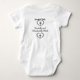Bijbeltekst op maat baby romper 