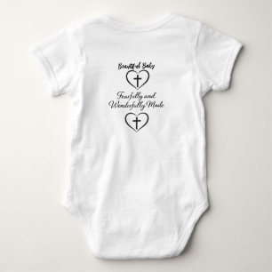 Bijbeltekst op maat baby romper