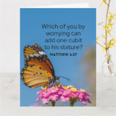 Bijbeltekst Vouwkaart  Kaart (Gele Bloem)