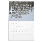 Bijbelteksten voor Kerstmis van 12 maanden Kalender (Feb 2027)