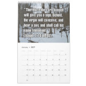 Bijbelteksten voor Kerstmis van 12 maanden Kalender (Jan 2027)