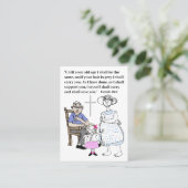 Bijbelteksten voor senioren visitekaartje (Staand voorkant)