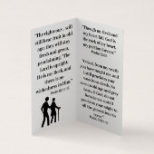 Bijbelteksten voor senioren visitekaartje (Binnen)