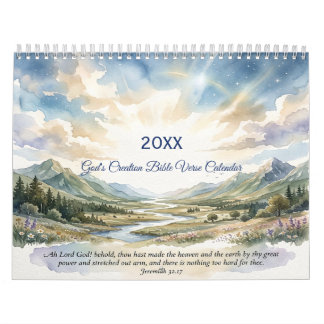 Bijbeltekstkalender van Gods Schepping Kalender
