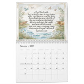 Bijbeltekstkalender van Gods Schepping Kalender (Feb 2027)