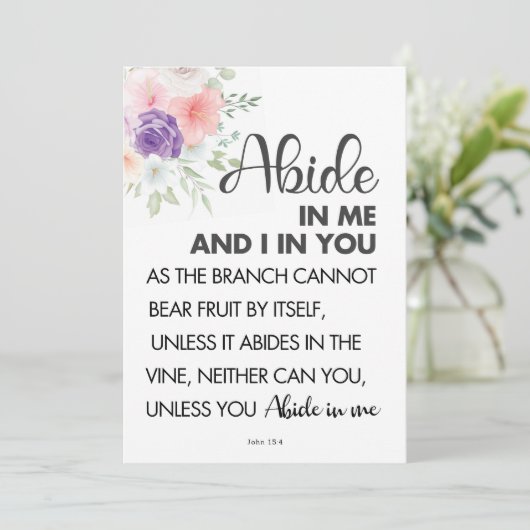 Bijbelverbide bij mij kaart (Staand voorkant)