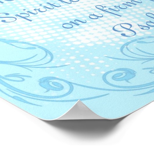 Bijbelvergebed Psalm 143:10 Poster (Hoek)