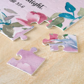 Bijbelverige florale puzzel legpuzzel (Zijkant)