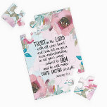 Bijbelverige florale puzzel legpuzzel<br><div class="desc">Het vormgeving van de bijbelverige florale Puzzle is gebaseerd op de dominante rol van de bloemen.</div>