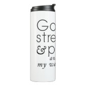 Bijbelverige mok God is mijn Sterkte Christelijke  (Gedraaid links)