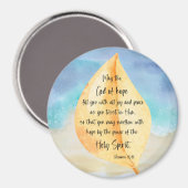 Bijbelverige Romeinen Geel Blauw Magneet (Voorkant / Achterkant)