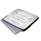 Bijbelvers 1 Samuel 16:7 Aquarel Laptop Sleeve (Voorkant onderkant)