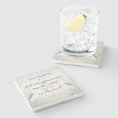 Bijbelvers 1 Samuel 16:7 Aquarel Onderzetter (Zijkant)