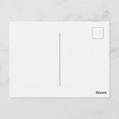 Bijbelvers 1 Samuel 16:7 Blauw Aquarel Briefkaart (Achterkant)