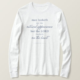 Bijbelvers 1 Samuel 16:7 Lange mouw Shirt Vrouwen
