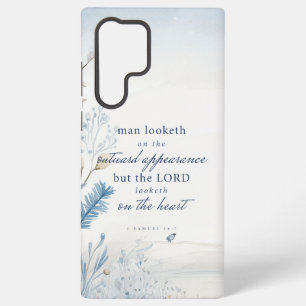 Bijbelvers 1 Samuel 16:7 Waterverf Telefoonhoesje Samsung Galaxy Hoesje