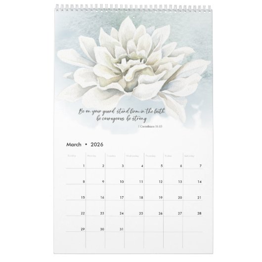 Bijbelvers 2024 Kalender (Mar 2026)