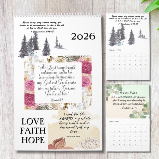 Bijbelvers 2026 Muurkalender Kalender