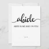 Bijbelvers Afgeven in Christus Kaart (Voorkant)