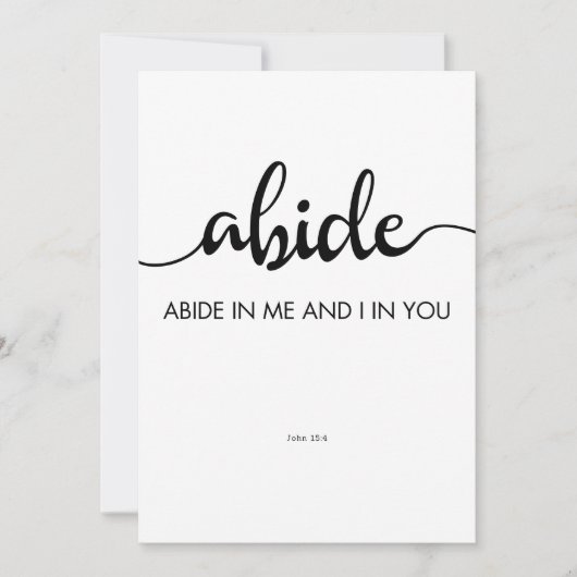 Bijbelvers Afgeven in Christus Kaart (Voorkant)