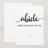 Bijbelvers Afgeven in Christus Kaart (Voorkant / Achterkant)