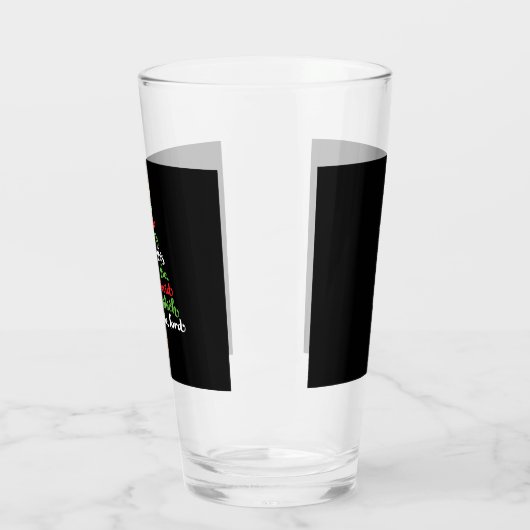 Bijbelvers als kerstkerstcadeautje glas (Links)