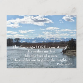 Bijbelvers Ansichtkaart Psalm 46:10 Briefkaart