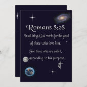 Bijbelvers Bedankkaart (Voorkant / Achterkant)