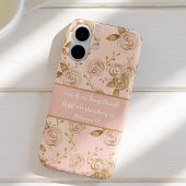 Bijbelvers Bloem Case-Mate iPhone Case