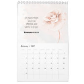 Bijbelvers Bloemenkalender 2025 Kalender (Feb 2027)